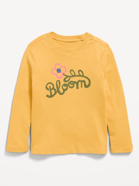 Long-Sleeve Graphic T-Shirt for Toddler Girls