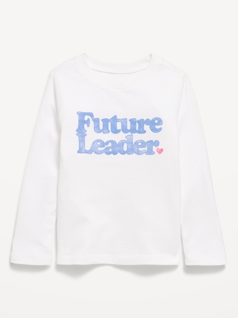 Long-Sleeve Graphic T-Shirt for Toddler Girls