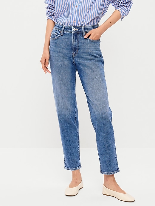 Image number 2 showing, High-Waisted OG Straight Ankle Jeans
