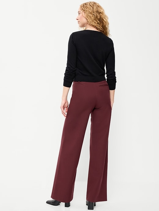 Image number 3 showing, High-Waisted Pixie Super Wide-Leg Pants