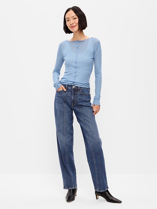 Image number 1 showing, High-Waisted OG Loose Jeans