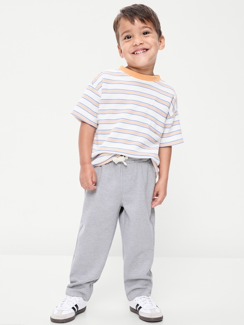 Barrel-Leg Twill Pants for Toddler Boys
