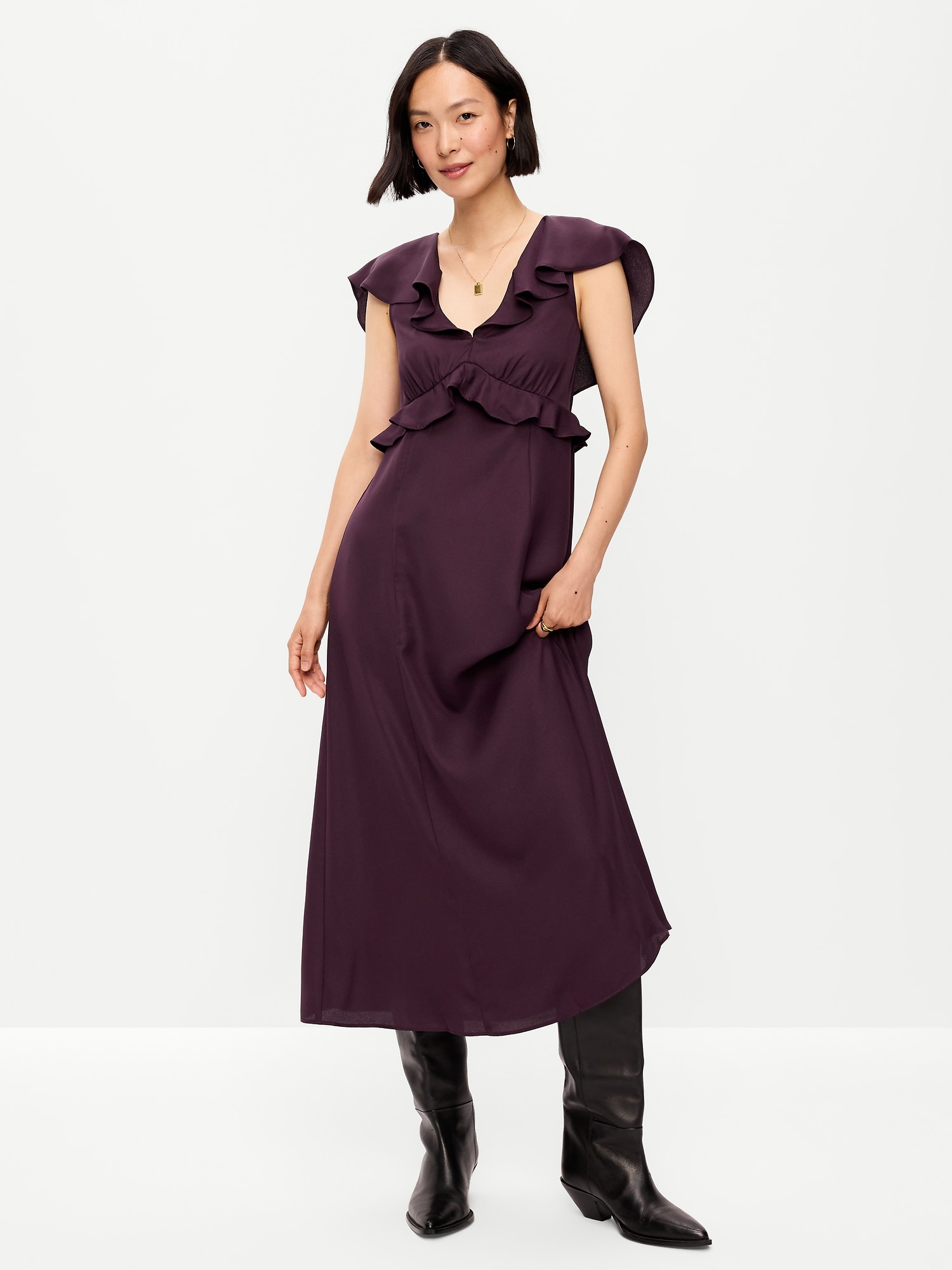 royal blue chiffon dress knee length Sheath/Column V-Neck Mother of the Bride Dresses with Sequins Jacket Knee-Length Long Sleeves Finish off your look Burgundy Mother of the 0426GooF Color:Black and Nude