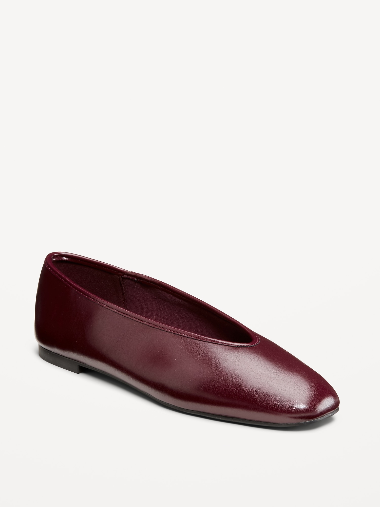 V-Cut Ballet Flats
