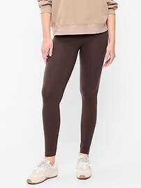 Image number 2 showing, High-Waisted Jersey Fashion Layering Leggings