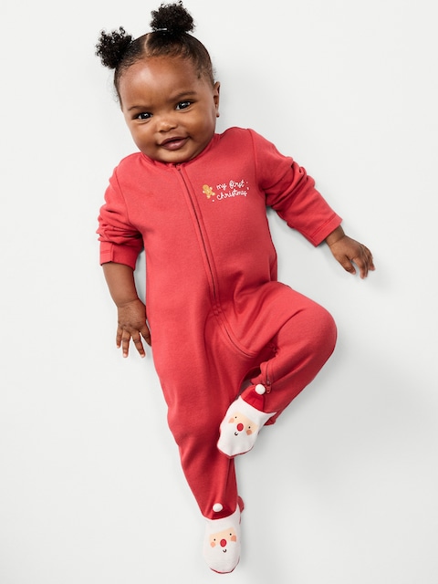 2-Way-Zip Sleep & Play Footed One-Piece for Baby