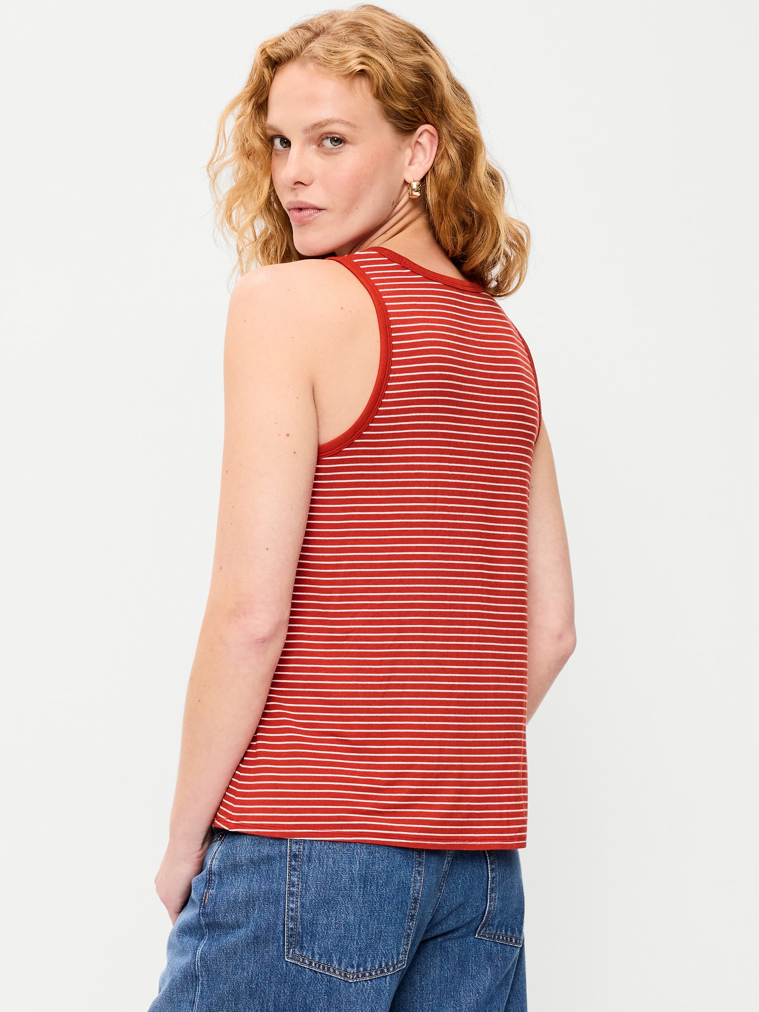 Luxe High-Neck Tank Top