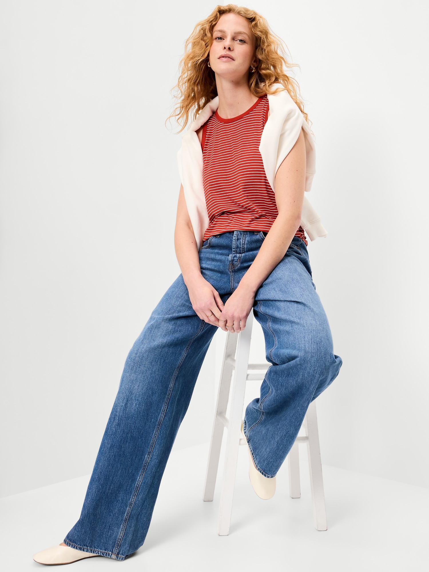 Luxe High-Neck Tank Top