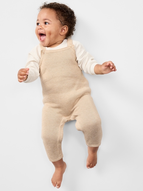 Sleeveless Sweater-Knit Jumpsuit for Baby
