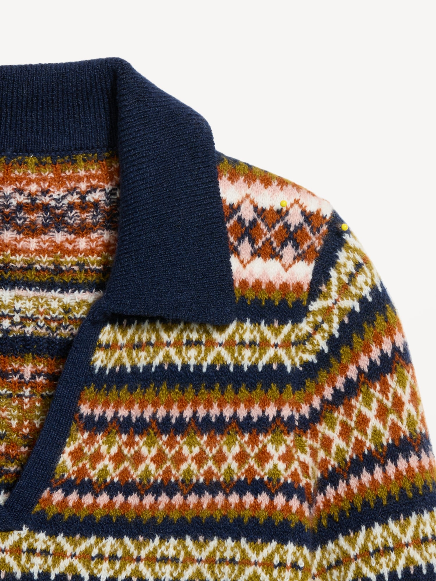 SoSoft Split-Neck Collar Long-Sleeve Sweater