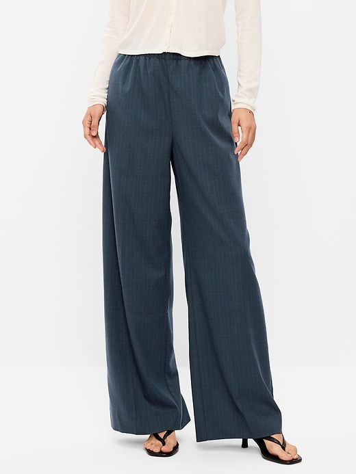 Image number 2 showing, High-Waisted Wide-Leg Trouser