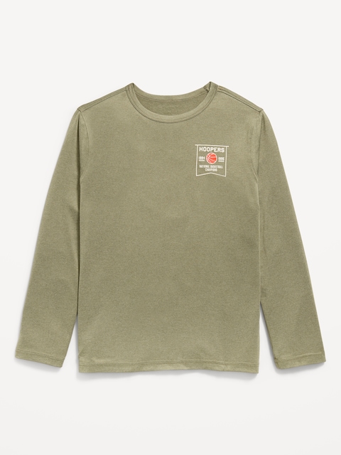 CloudMotion Long-Sleeve Performance T-Shirt for Boys
