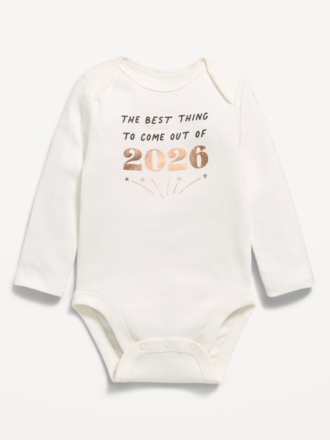 Long-Sleeve Graphic Bodysuit for Baby