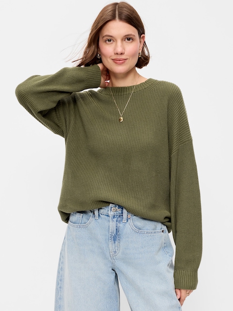 Seaside Cotton Shaker Tunic Sweater