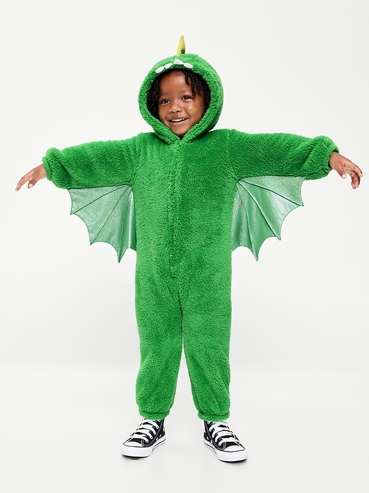 Image number 1 showing, Hooded Critter Unisex Sherpa One-Piece for Toddler