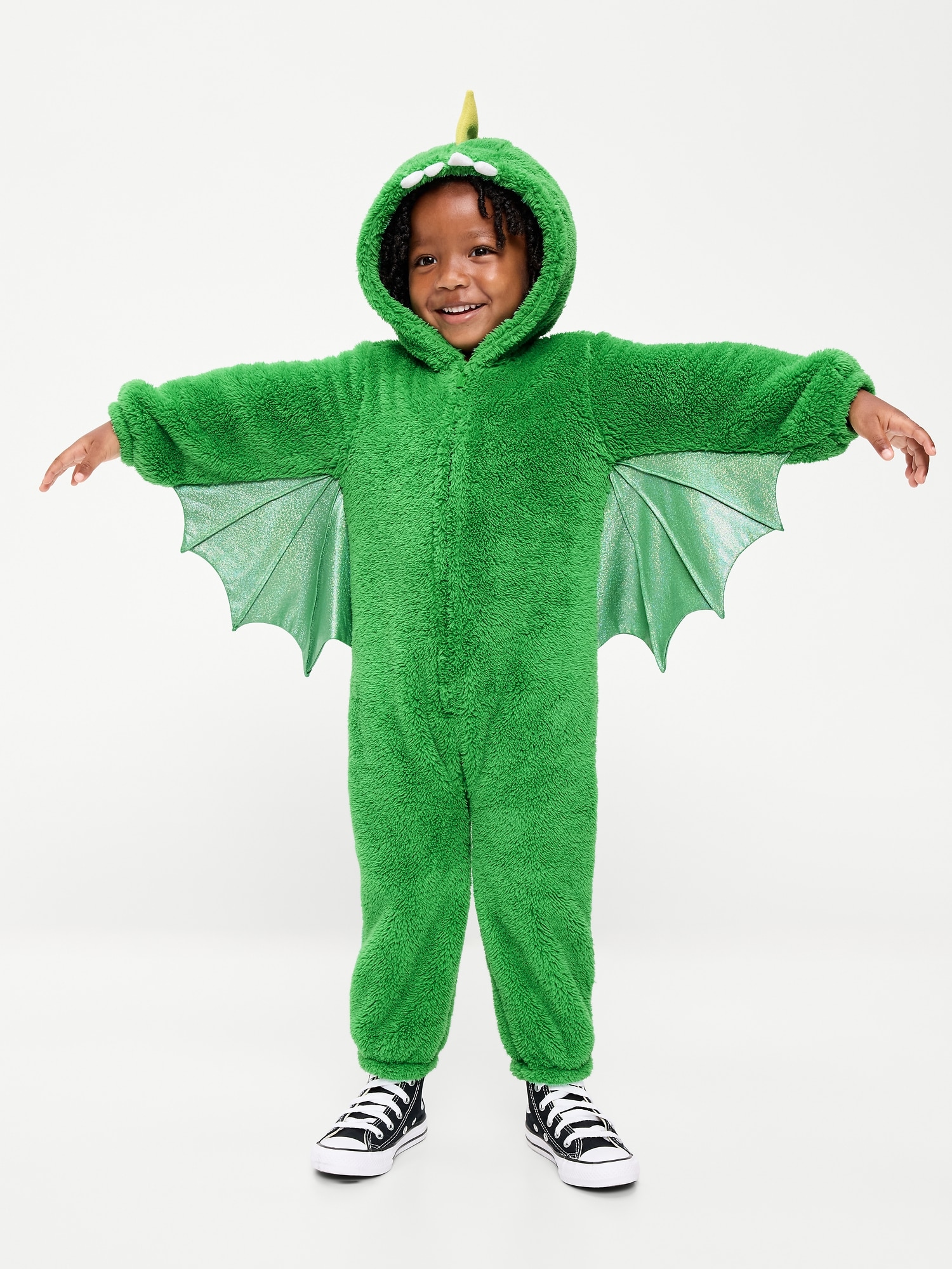 Hooded Critter Unisex Sherpa One-Piece for Toddler