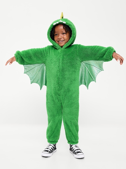 Hooded Critter Unisex Sherpa One-Piece for Toddler