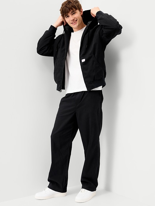 Image number 3 showing, Oversized Canvas Hoodie