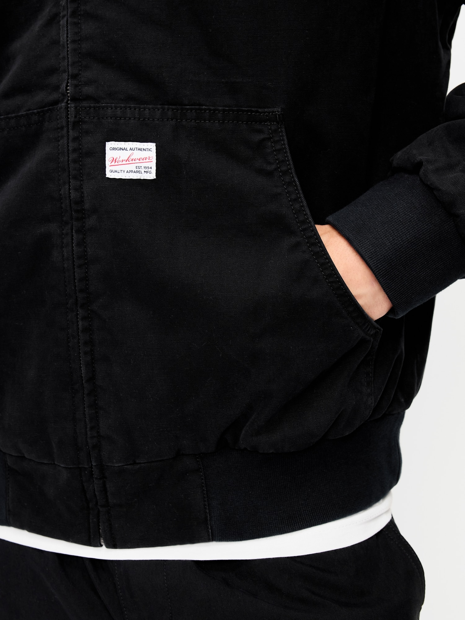 Oversized Canvas Hoodie