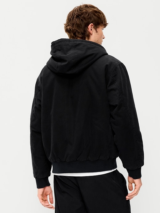 Image number 2 showing, Oversized Canvas Hoodie
