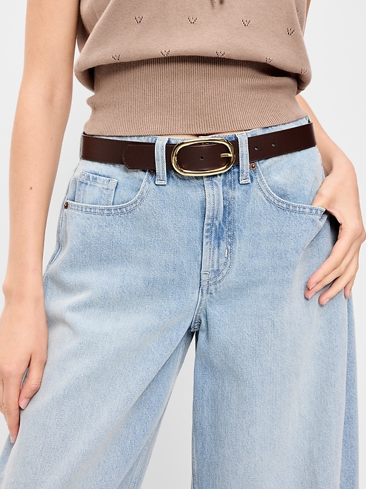 Image number 2 showing, Faux-Suede Belt for Women