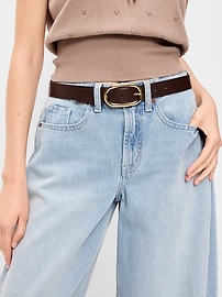 Image number 2 showing, Faux-Suede Belt for Women