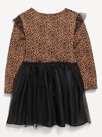 Image number 3 showing, Long-Sleeve Fit and Flare Tutu Dress for Toddler Girls