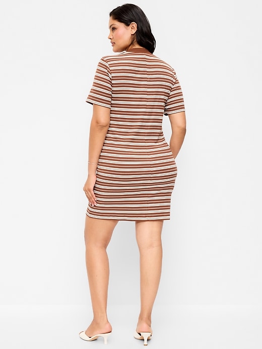 Image number 10 showing, Snug Mock-Neck Bodycon Mini Dress