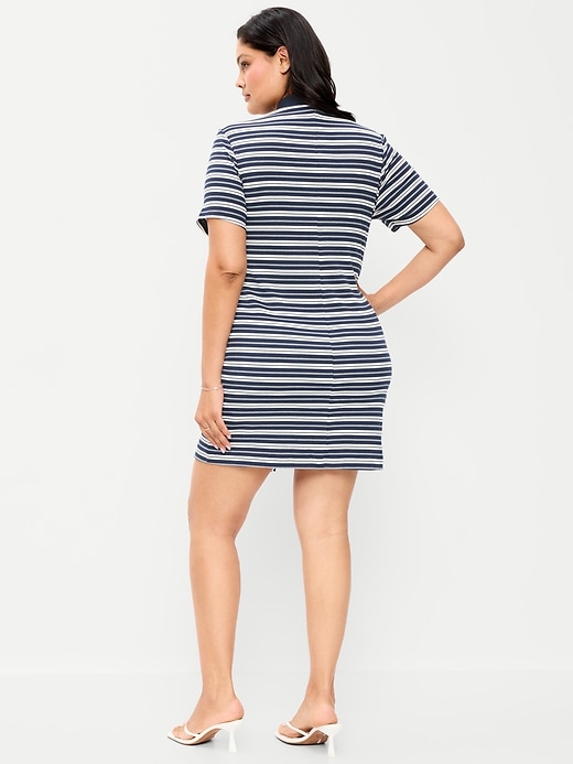 Image number 10 showing, Snug Mock-Neck Bodycon Mini Dress
