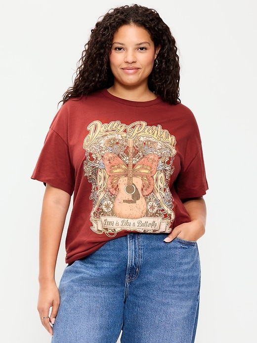 Image number 8 showing, Dolly Parton™ Oversized Tunic T-Shirt