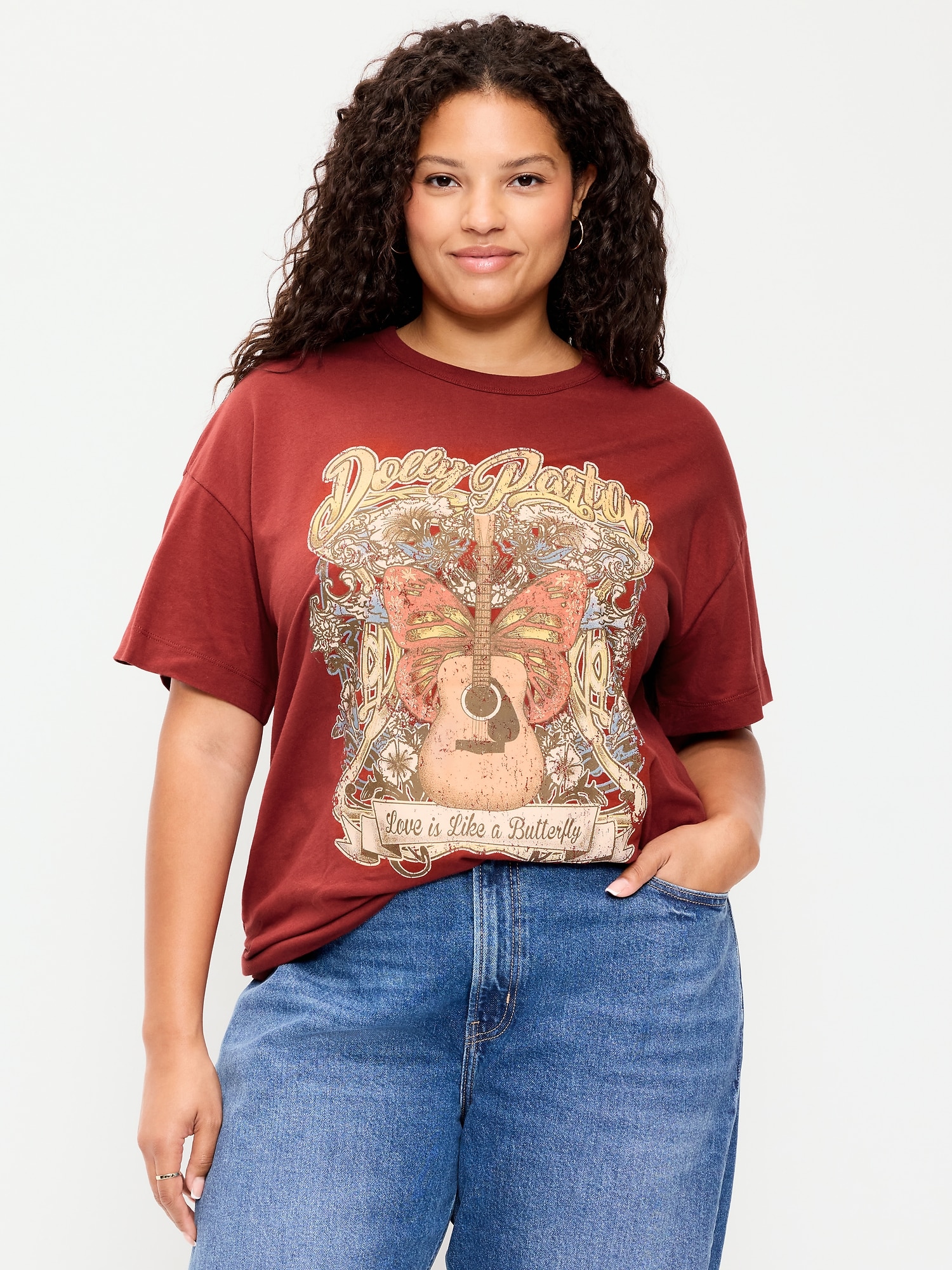 Dolly Parton™ Oversized Tunic T-Shirt
