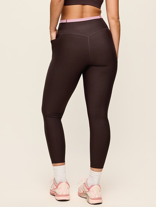 Image number 7 showing, Extra-High Waisted PowerSoft Boundless 7/8 Pocket Leggings – No Front Seam