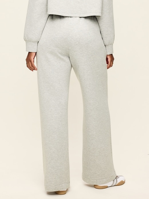 Image number 9 showing, High-Waisted Bounce Fleece Wide-Leg Sweatpants