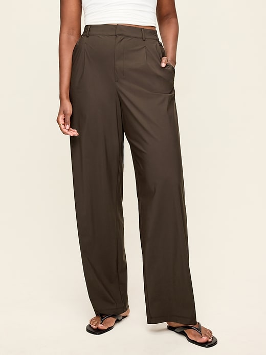 Image number 8 showing, High-Waisted SleekTech Trouser Pants