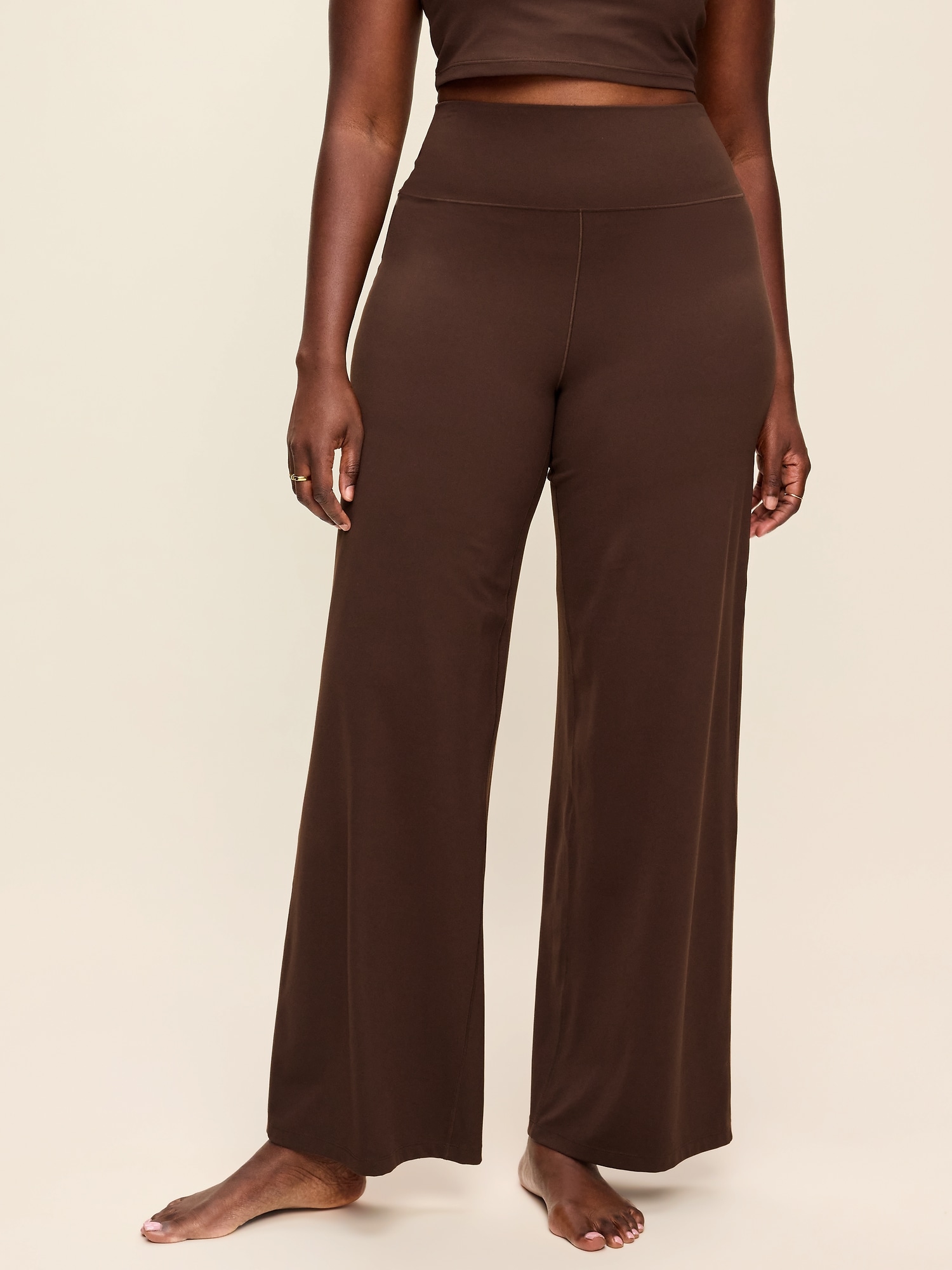 High-Waisted StudioSmooth Wide-Leg Pants