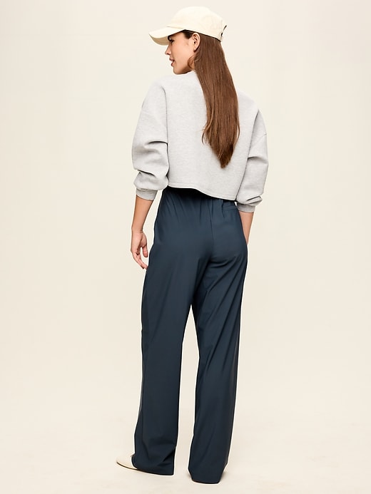 High-Waisted SleekTech Trouser Pants | Old Navy