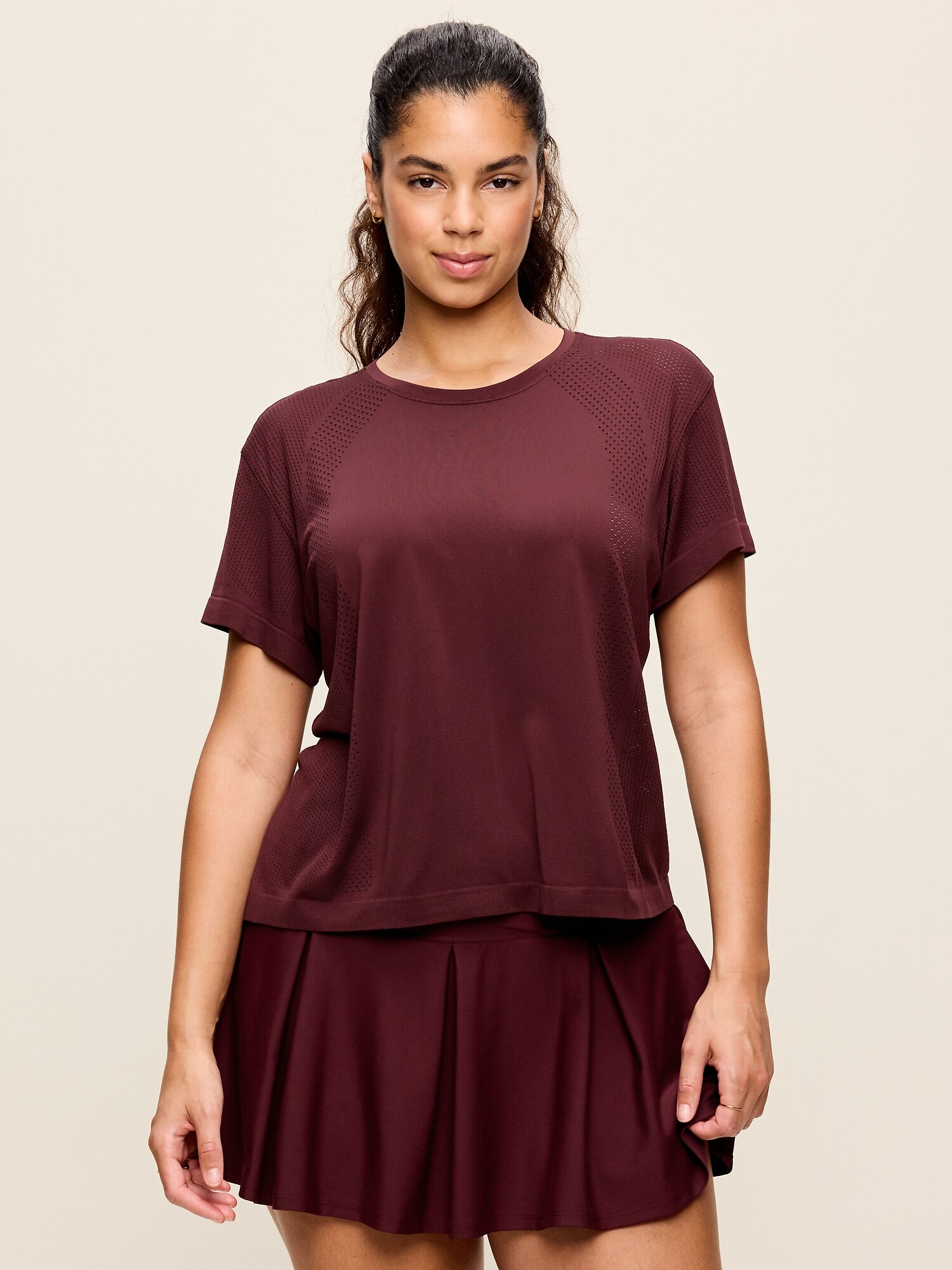 Женская футболка Old Navy Fluid Seamless Loose, цвет: Grand Canyon — фото 5