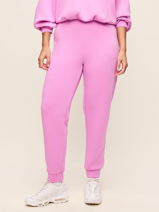 Image number 7 showing, High-Waisted Bounce Fleece Jogger Sweatpants