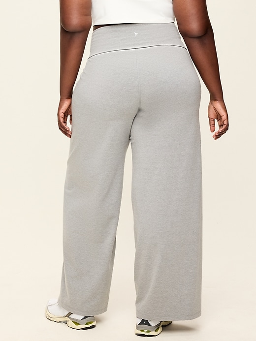 Image number 9 showing, High-Waisted PowerChill Fold-Over Wide-Leg Pants