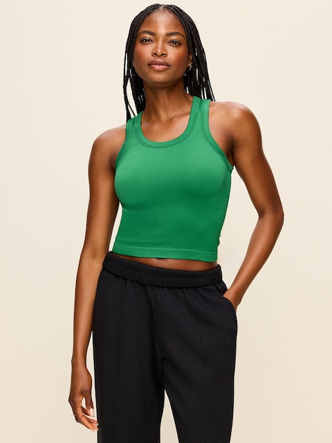 Exhale Seamless Fitted Rib Tank