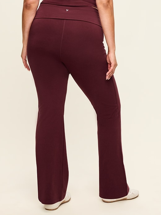 Image number 9 showing, High-Waisted PowerChill Fold-Over Bootcut Leggings