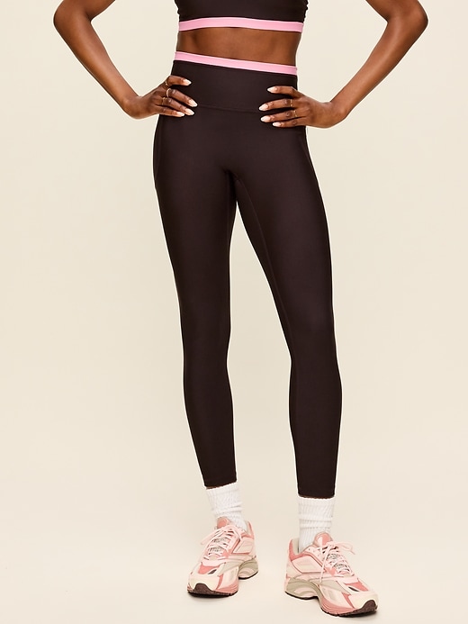 Image number 1 showing, Extra-High Waisted PowerSoft Boundless 7/8 Pocket Leggings – No Front Seam