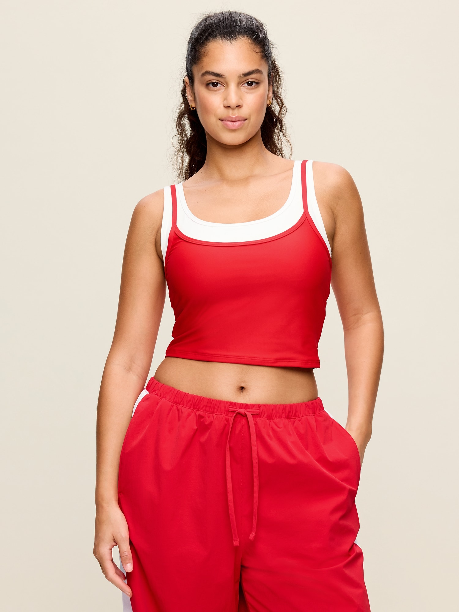 PowerSoft Layered Longline Bra