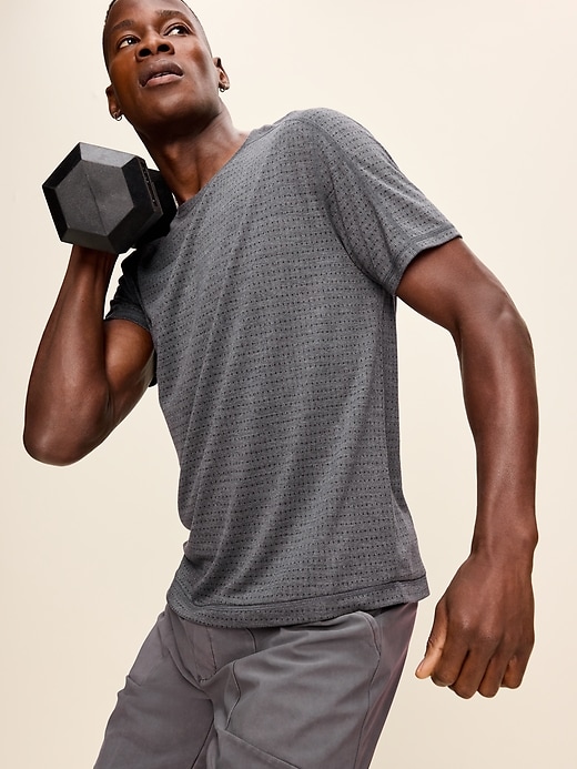 Image number 3 showing, Relaxed Mesh T-Shirt