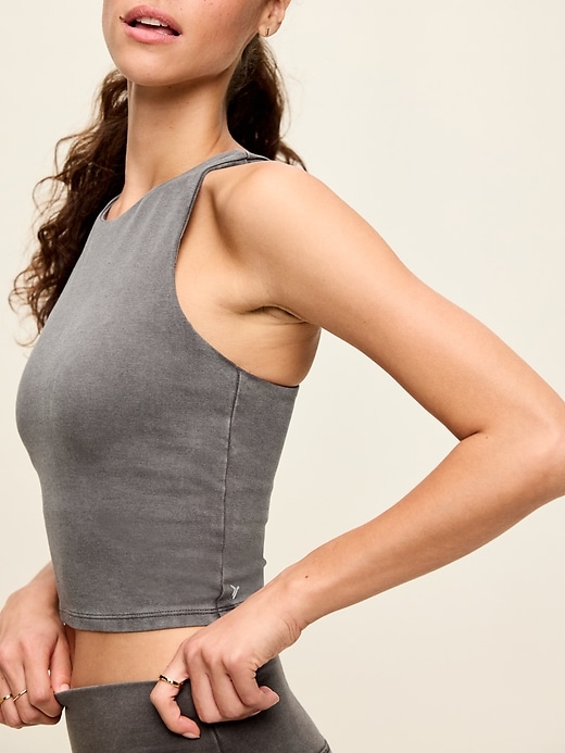 Image number 9 showing, Light Support PowerChill High-Neck Racerback Sports Bra