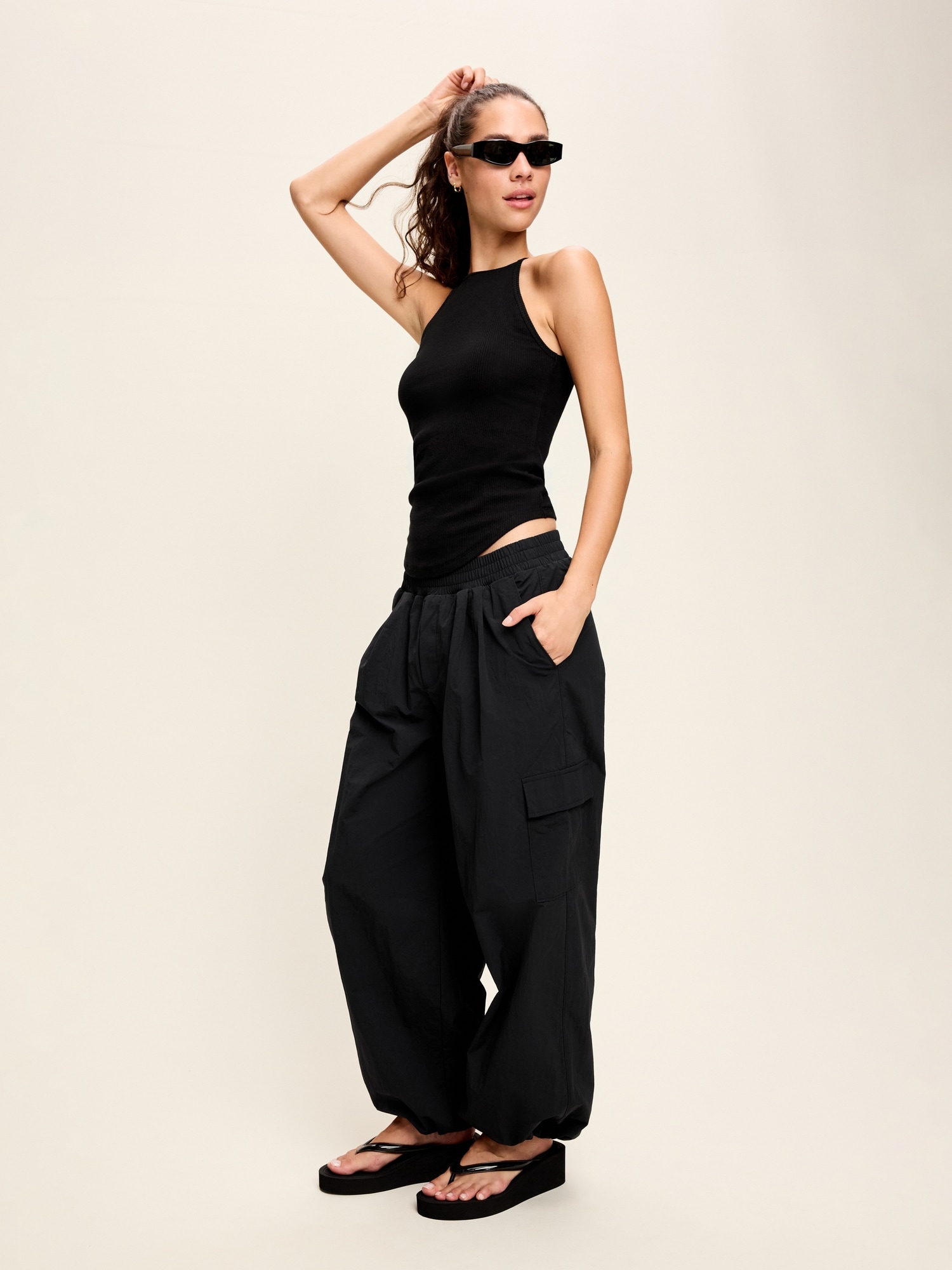 CloudLite High-Neck Racerback Tank Top