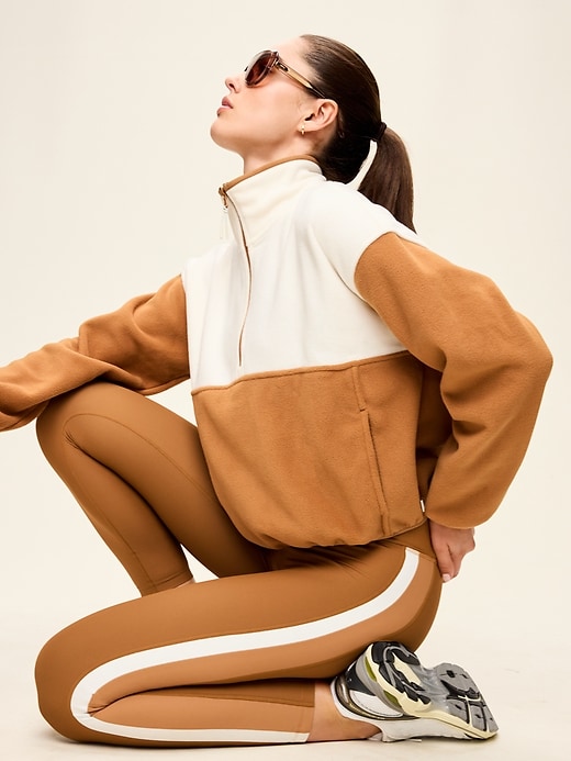 オホホ Oversized Half-Zip Performance Fleece Pullover | Old Navy