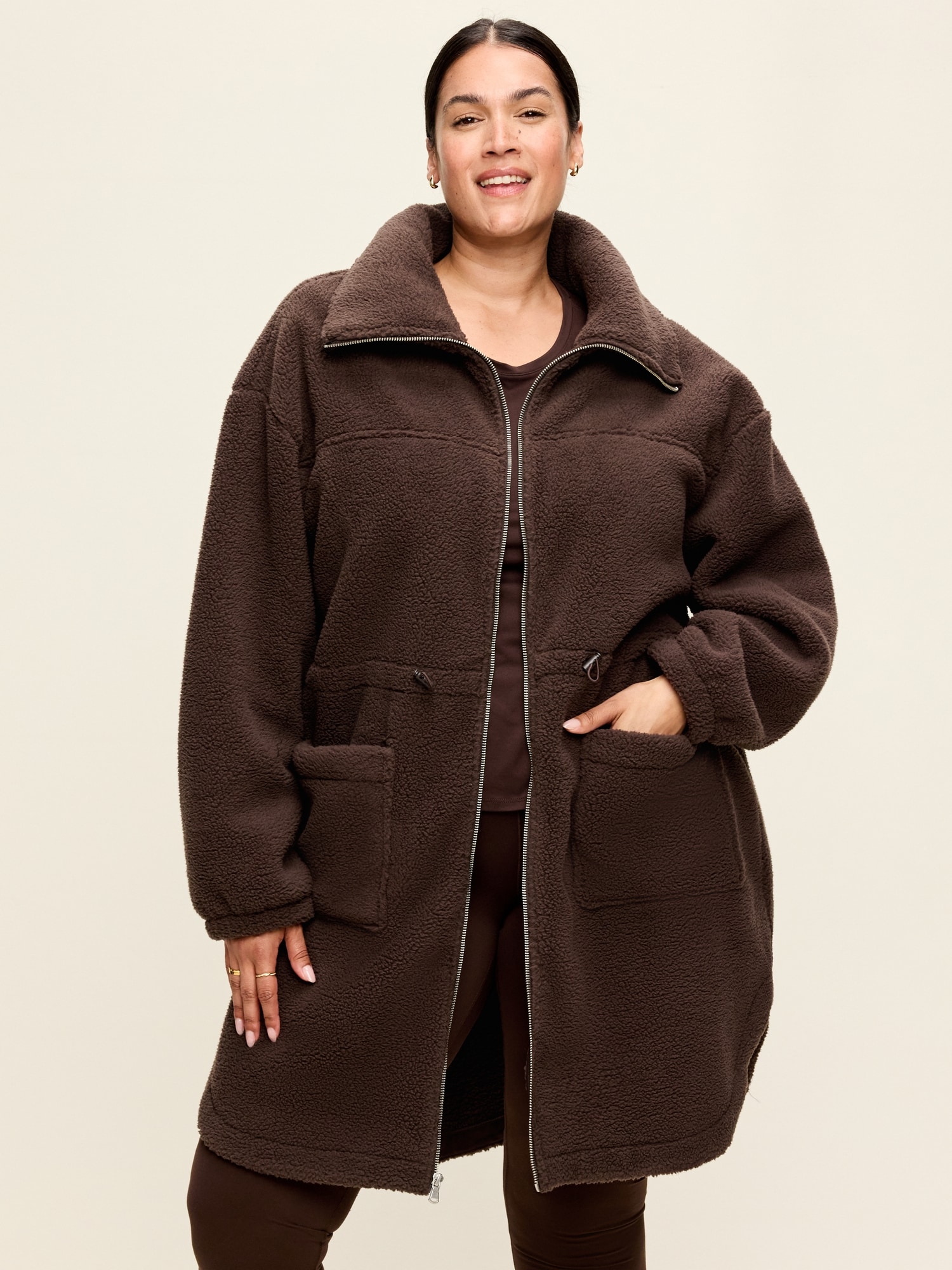 Longline Sherpa Jacket