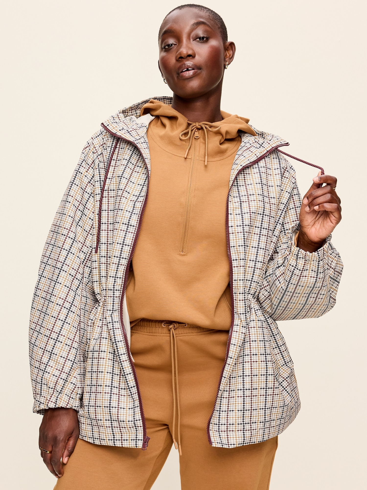Oversized Rounded-Sleeve Anorak
