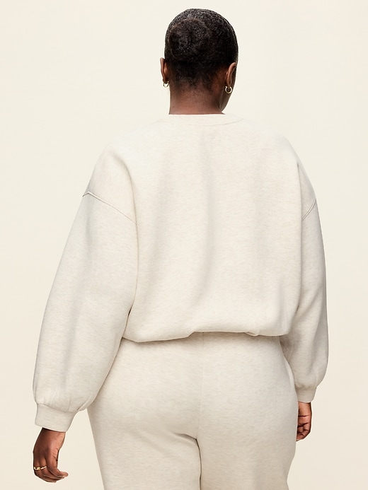 Image number 6 showing, Bounce Fleece Bubble-Hem Sweatshirt